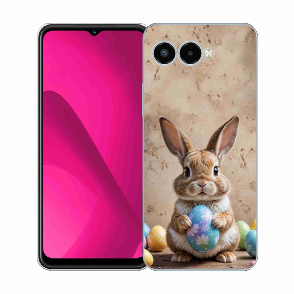 Gél borító mmCase a T phone 3 számára - Húsvéti nyuszi