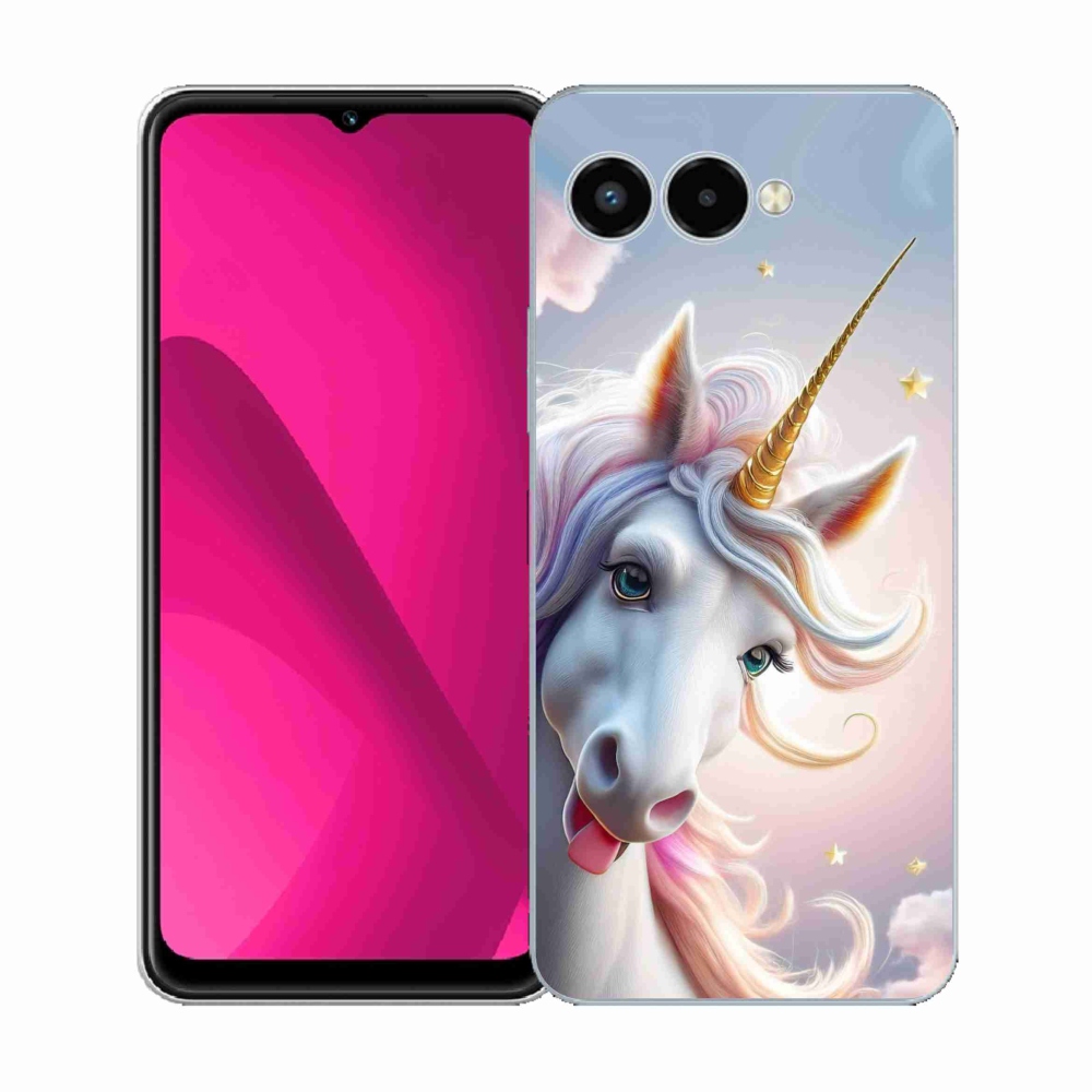 Gél borító mmCase a T phone 3 - boldog egyszarvúhoz