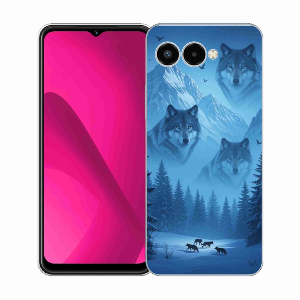 Gél borítás mmCase a T phone 3 készülékhez - farkas csomag