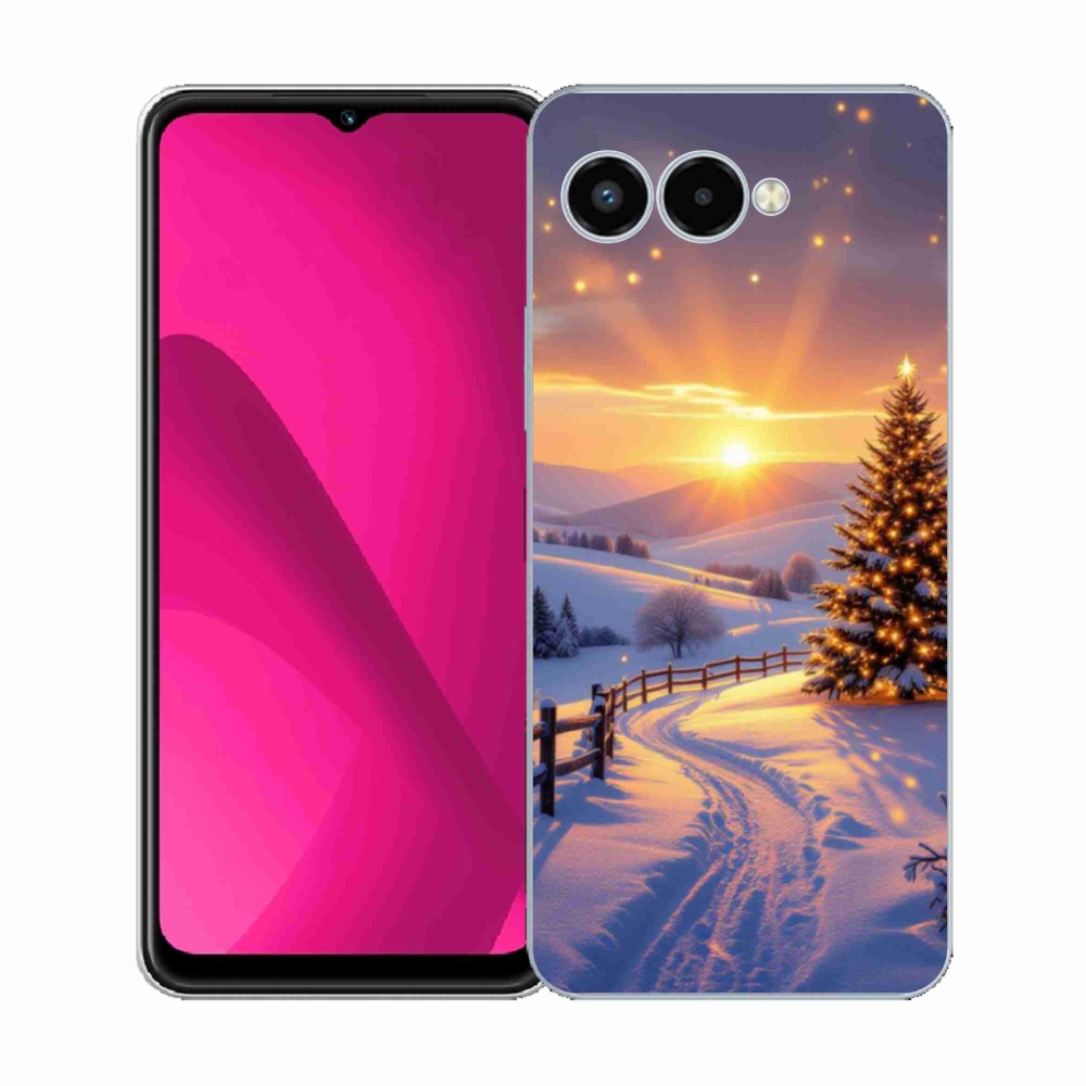 Gél borító mmCase a T phone 3 - téli tájképhez