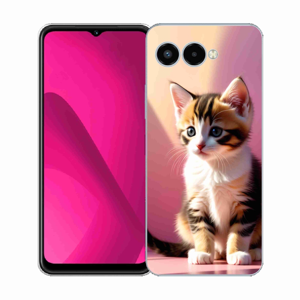 Gél borító mmCase a T phone 3 készülékhez - kíváncsi cica 2