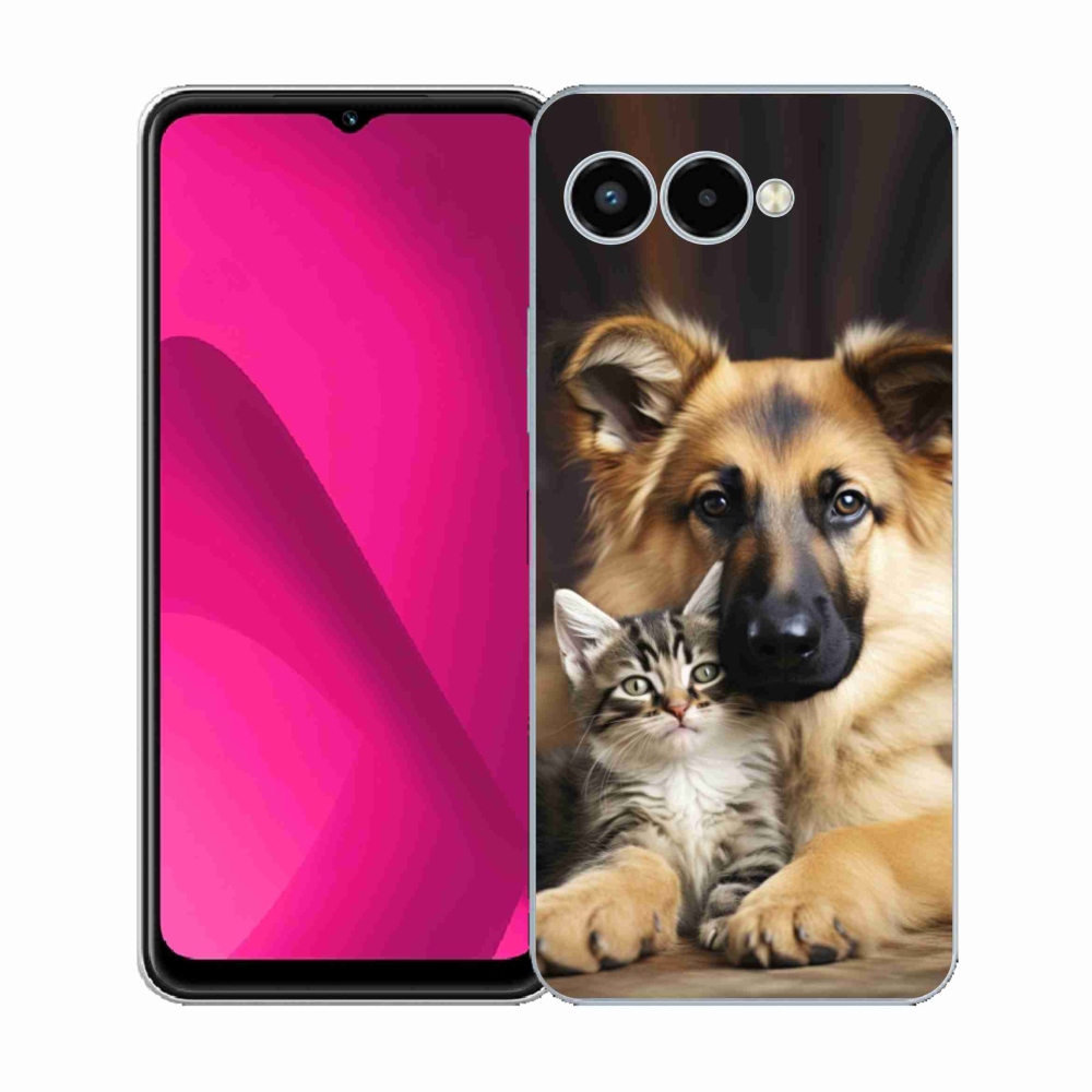 Gél borító mmCase a T phone 3 - állati barátsághoz