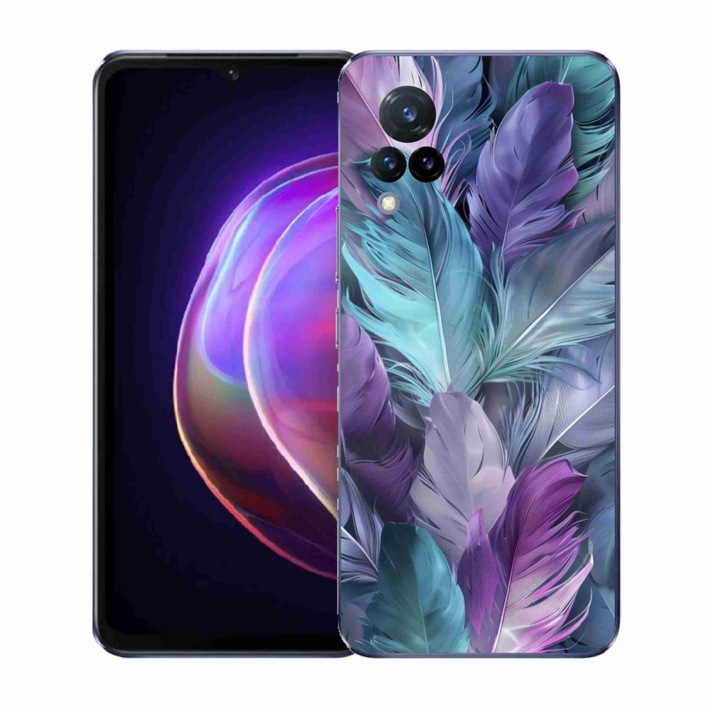 Gél borítás mmCase a Vivo V21 4G/5G készülékhez - színes toll 2