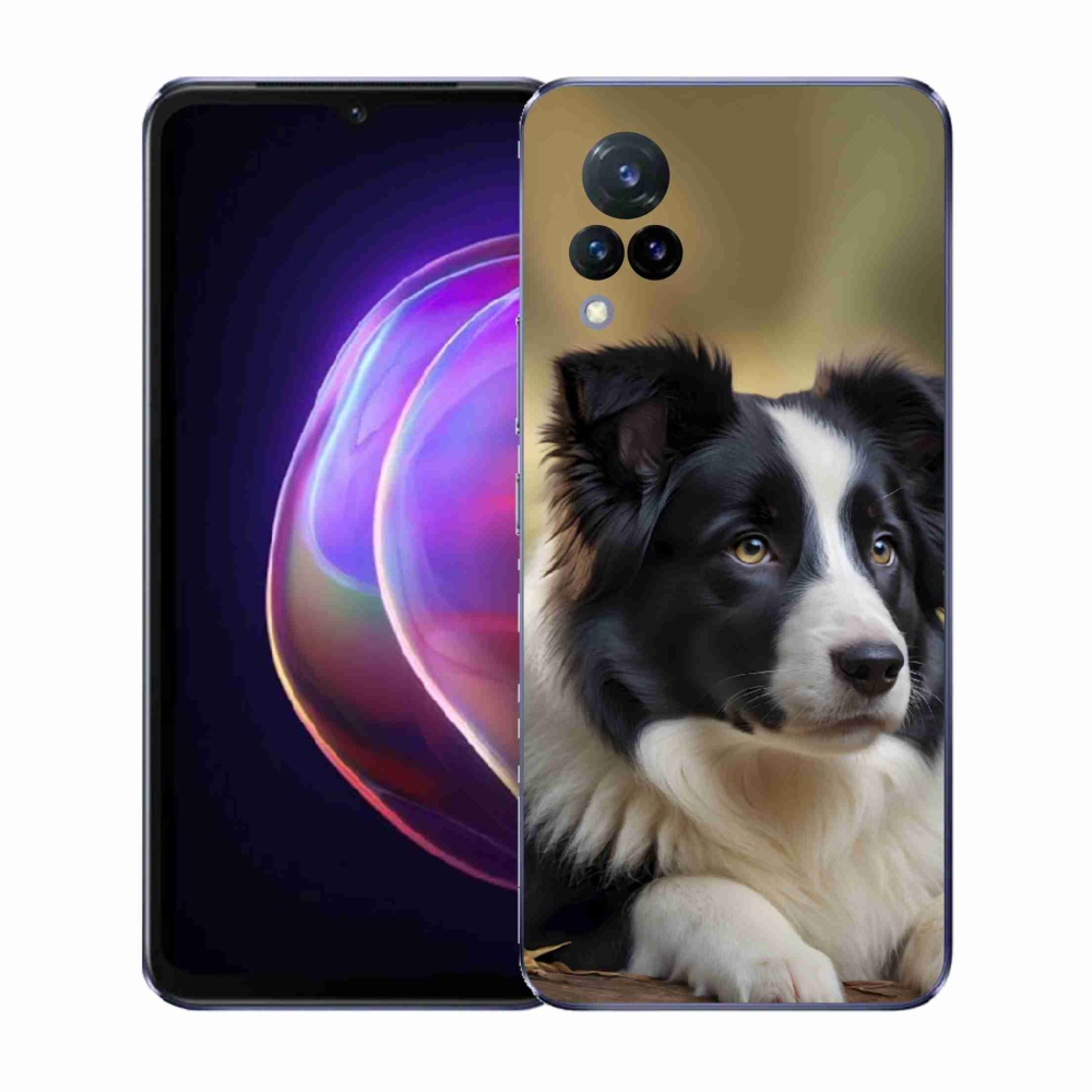 Gél borító mmCase a Vivo V21 4G/5G készülékhez - border colie 2