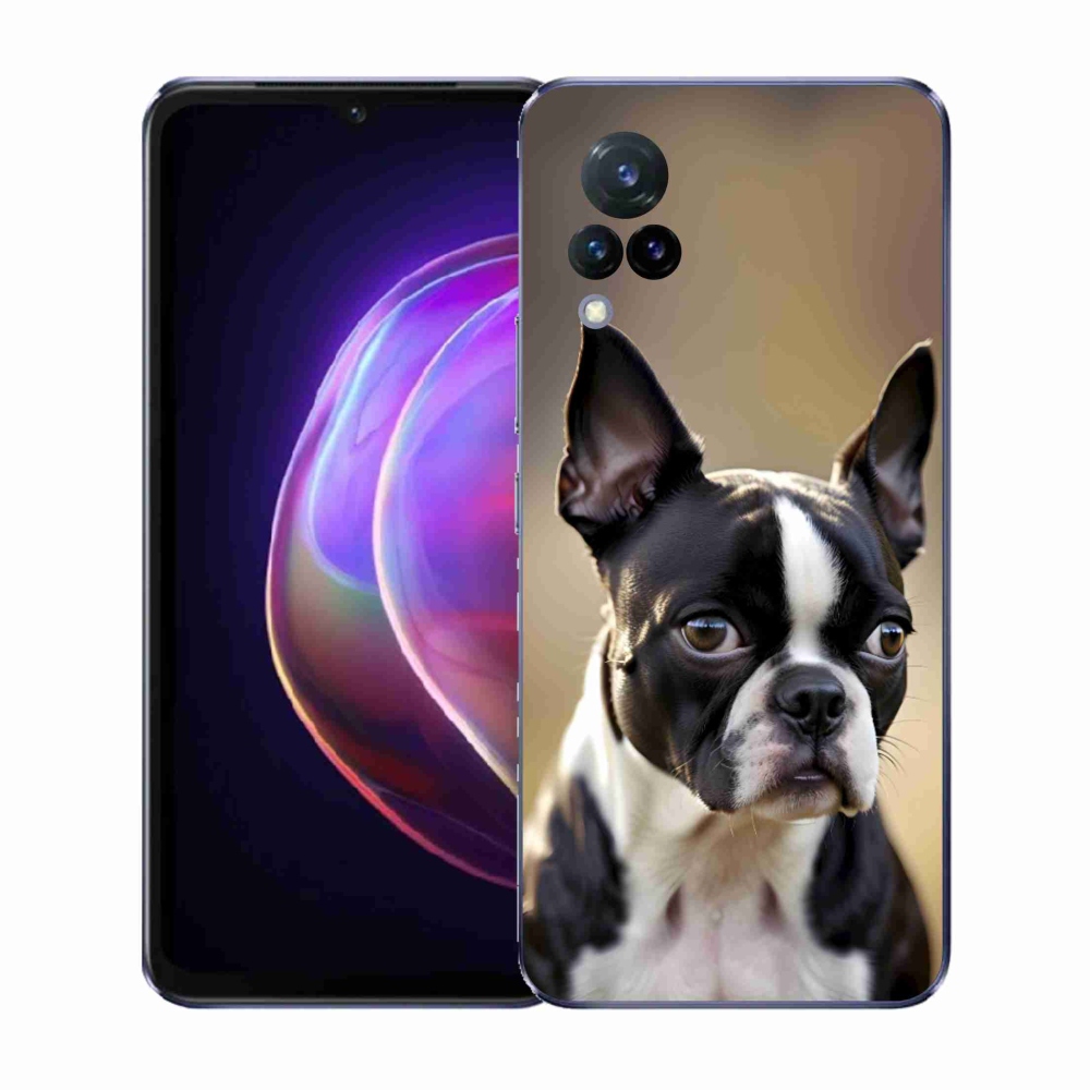 Gél borítás mmCase a Vivo V21 4G/5G készülékhez - Boston Terrier