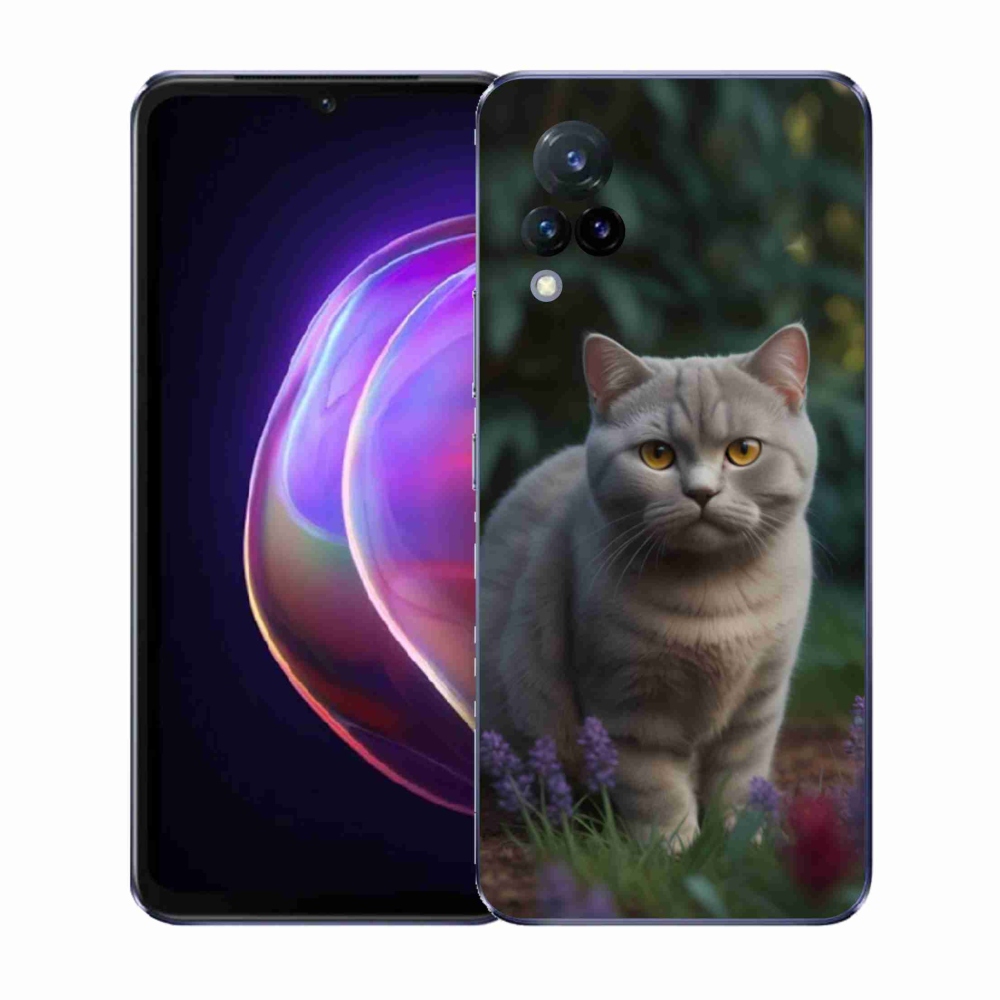 Gél borítás mmCase a Vivo V21 4G/5G készülékhez - brit macska
