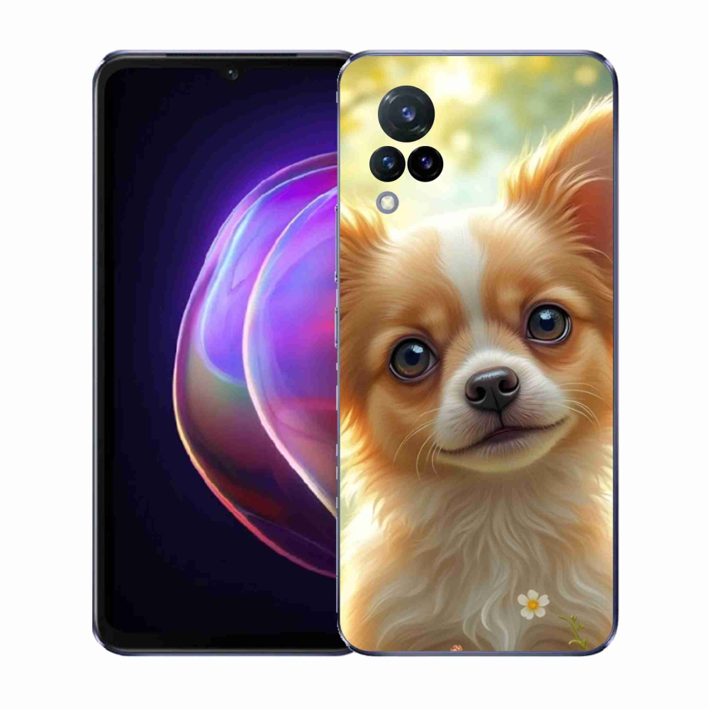 Gél borító mmCase a Vivo V21 4G/5G-hez - chihuahua 5