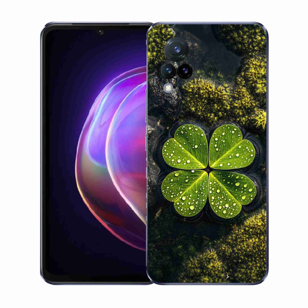 Gél borítás mmCase a Vivo V21 4G/5G-n - négylevelű lóhere