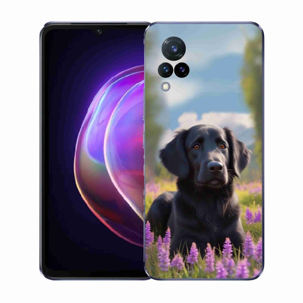 Gél borítás mmCase a Vivo V21 4G/5G készülékhez - elegáns fekete retriever