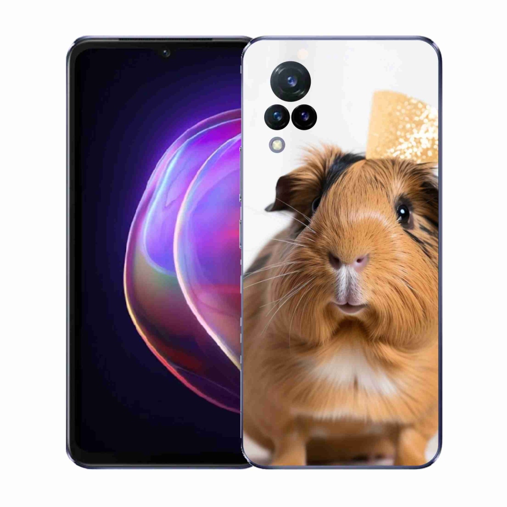 Zselés borítás mmCase a Vivo V21 4G/5G készülékhez - barna tengerimalac