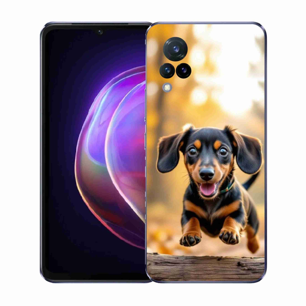 Gél borítás mmCase a Vivo V21 4G/5G készülékhez - tacskó 2