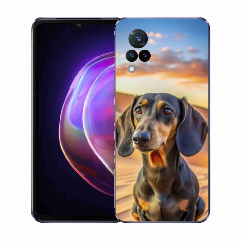 Gél borítás mmCase a Vivo V21 4G/5G készülékhez - tacskó 3