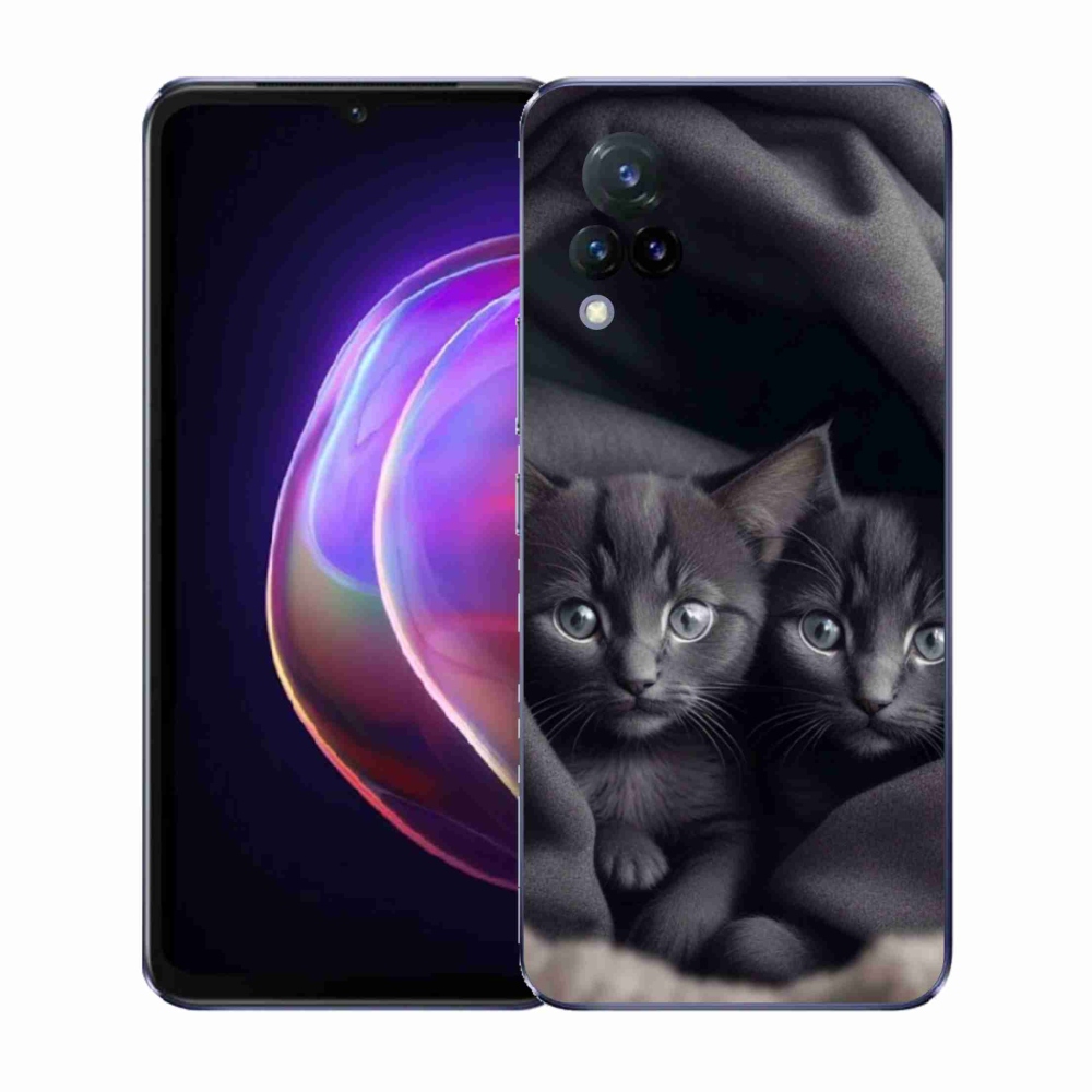 Gél borítás mmCase a Vivo V21 4G/5G készülékhez - cat duo