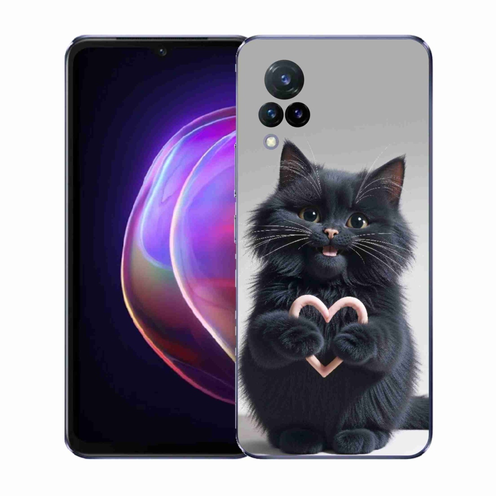 Gél borítás mmCase a Vivo V21 4G/5G készülékhez - cat love 3