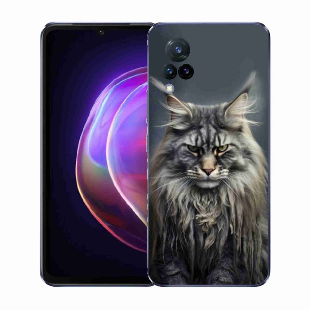 Gél borítás mmCase a Vivo V21 4G/5G készülékhez - macskaszem nézet 4