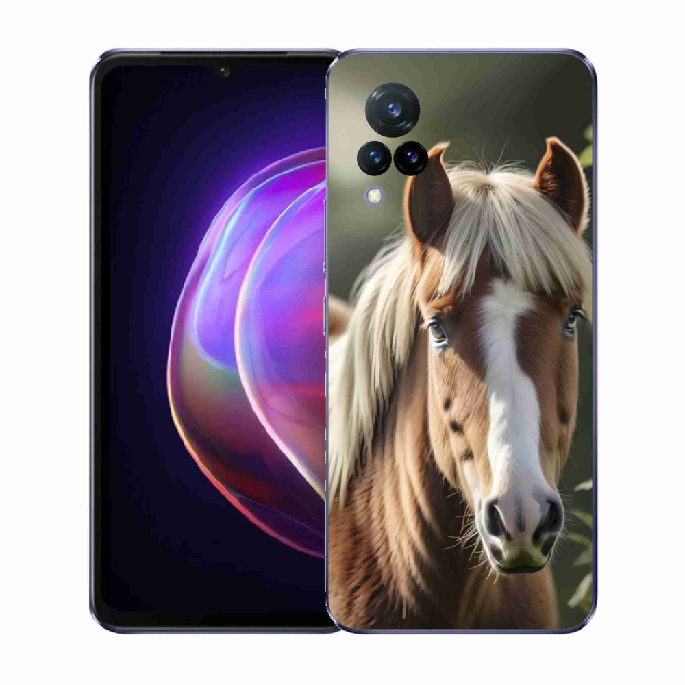 Gél borítás mmCase a Vivo V21 4G/5G készülékhez - ló könnyű sörénnyel