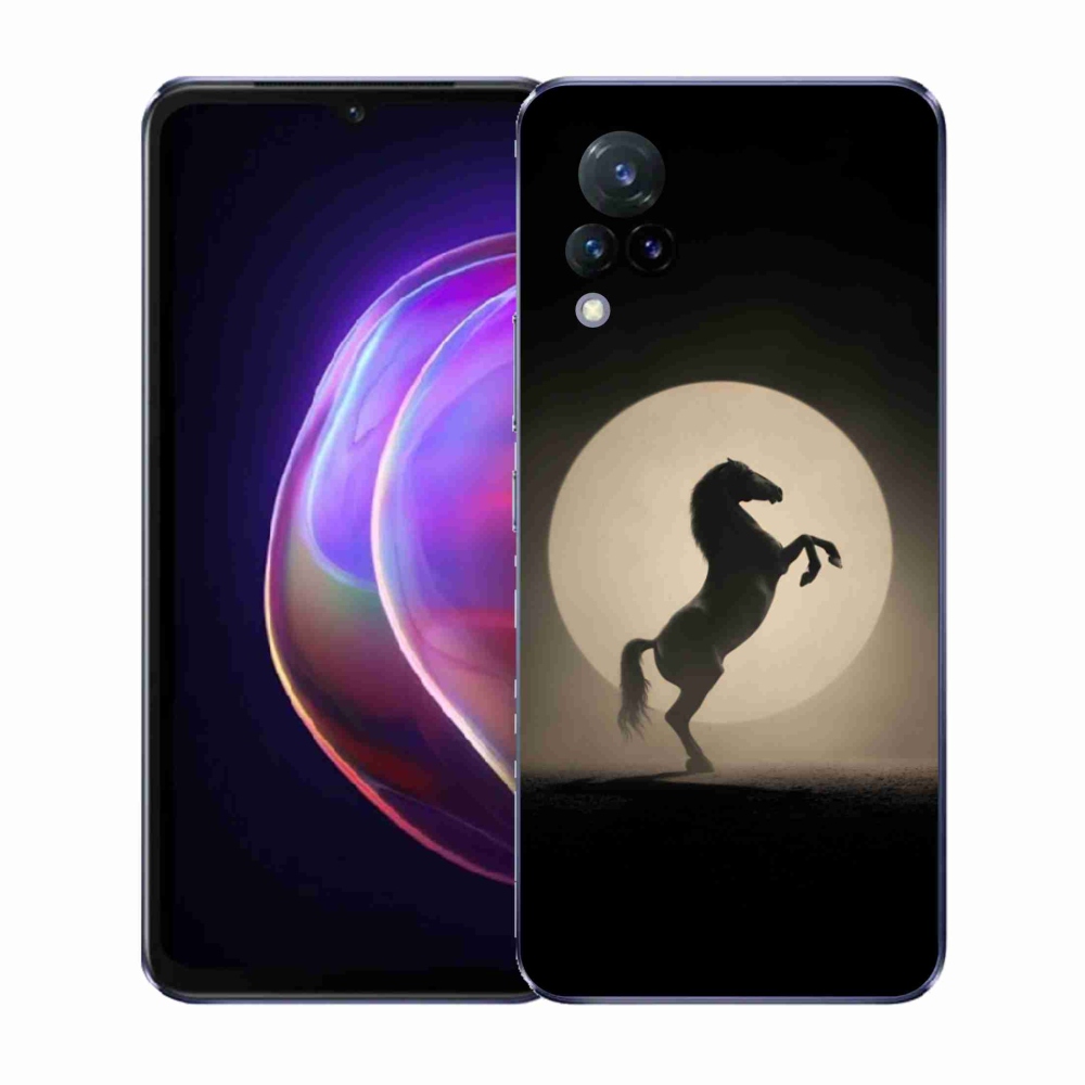 Gél borítás mmCase a Vivo V21 4G/5G-n - ló sziluettben