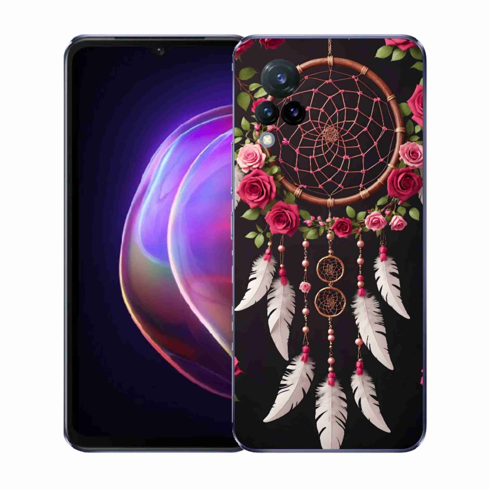 Gél borítás mmCase a Vivo V21 4G/5G készülékhez - álomfogó rózsákkal