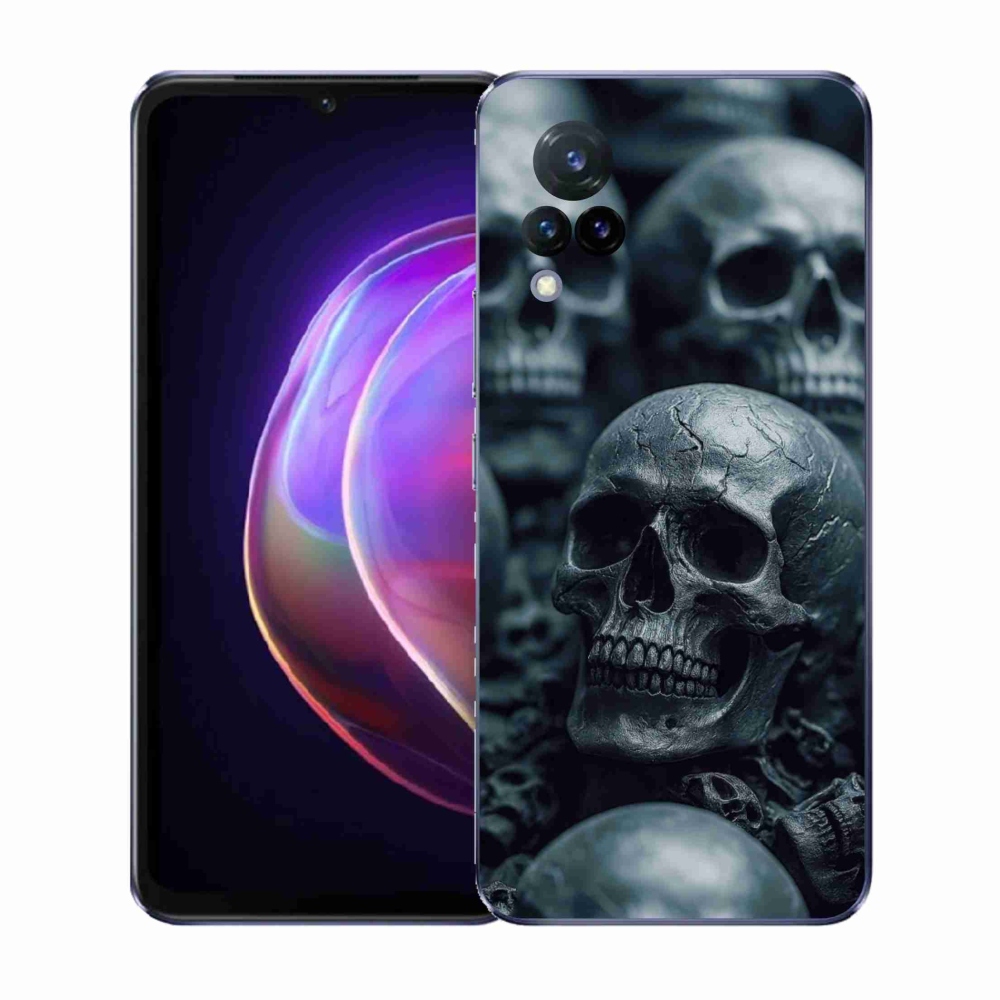 Gél borítás mmCase a Vivo V21 4G/5G készülékhez - koponya 2