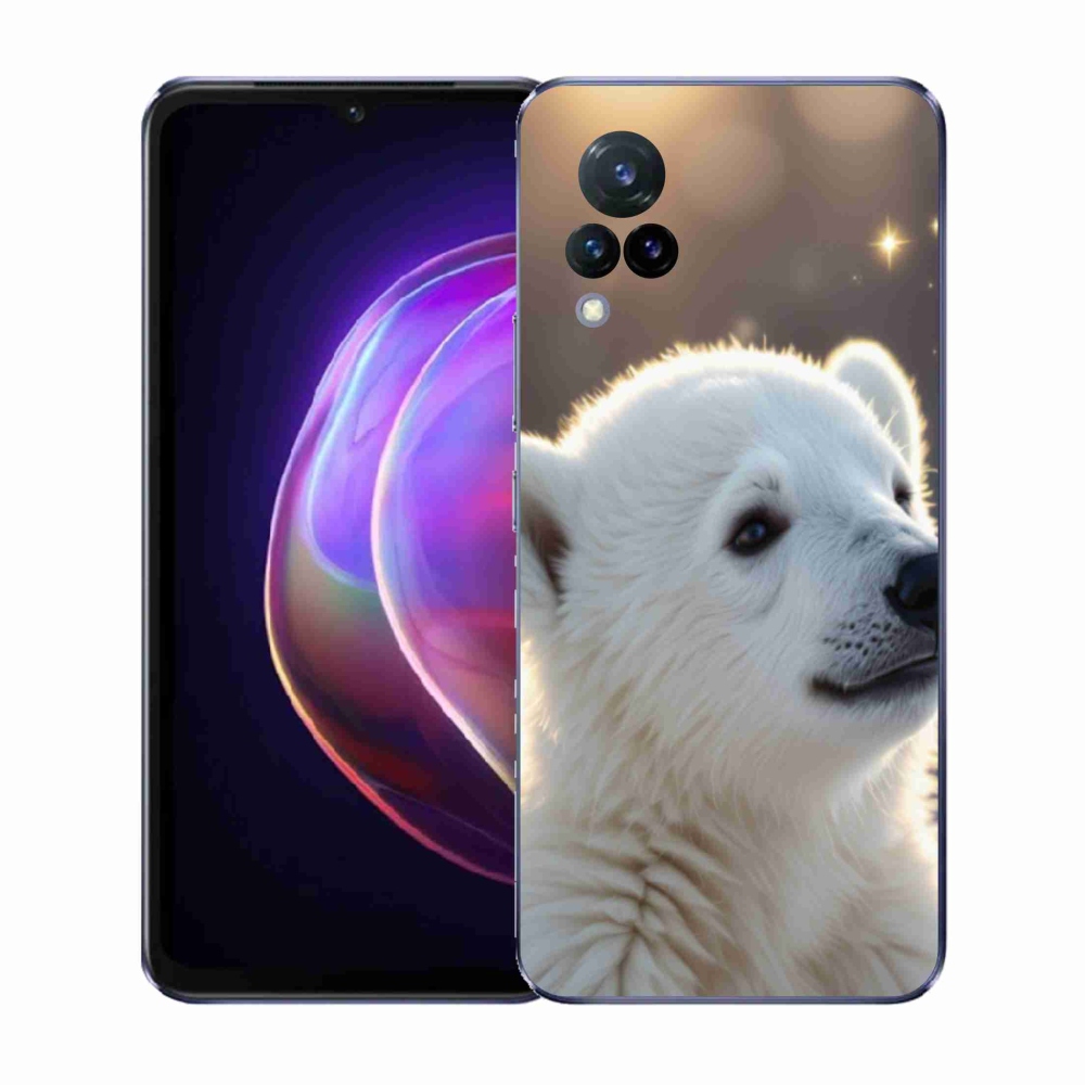 Gél borító mmCase a Vivo V21 4G/5G - jegesmedve Vivo V21 4G/5G-re