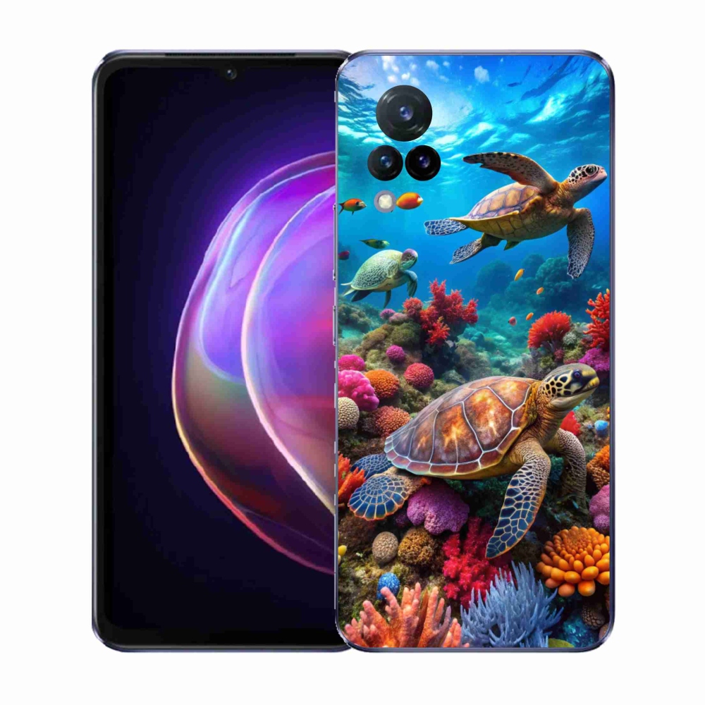 Gél borítás mmCase a Vivo V21 4G/5G készülékhez - Sea World 2