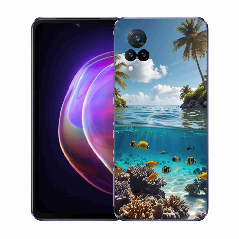 Gélburkolat mmCase a Vivo V21 4G/5G - Sea World 4 -en