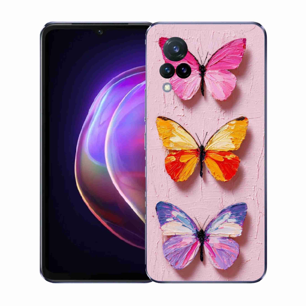 Gél borító mmCase a Vivo V21 4G/5G készülékhez - pillangó szentháromság