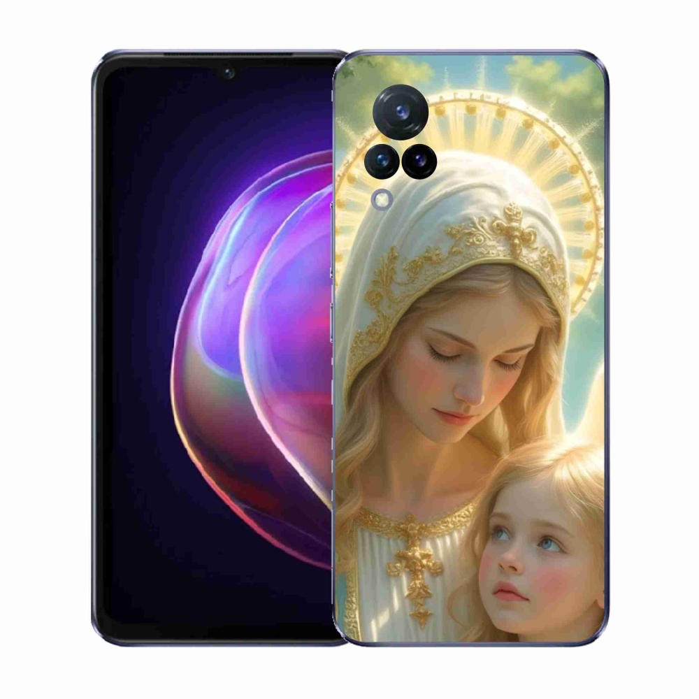 Gél borító mmCase a Vivo V21 4G/5G-hez - vallási téma 2