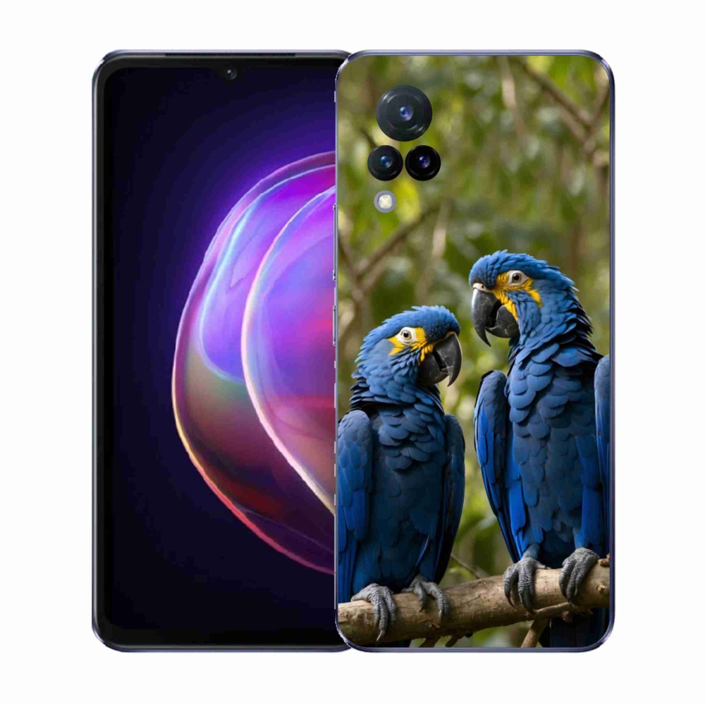 Gél borítás mmCase a Vivo V21 4G/5G készülékhez - papagáj duó
