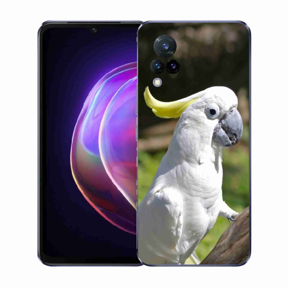 Gél borító mmCase a Vivo V21 4G/5G készülékhez - papagáj kakadu 2
