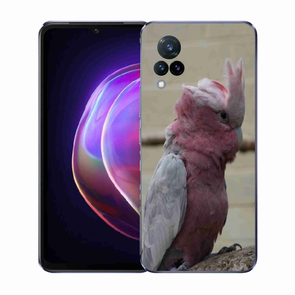 Gél borítás mmCase a Vivo V21 4G/5G készülékhez - papagáj kakadu rózsaszínű