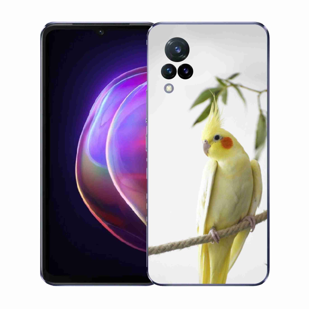 Gél borítás mmCase a Vivo V21 4G/5G készülékhez - papagáj korall színben
