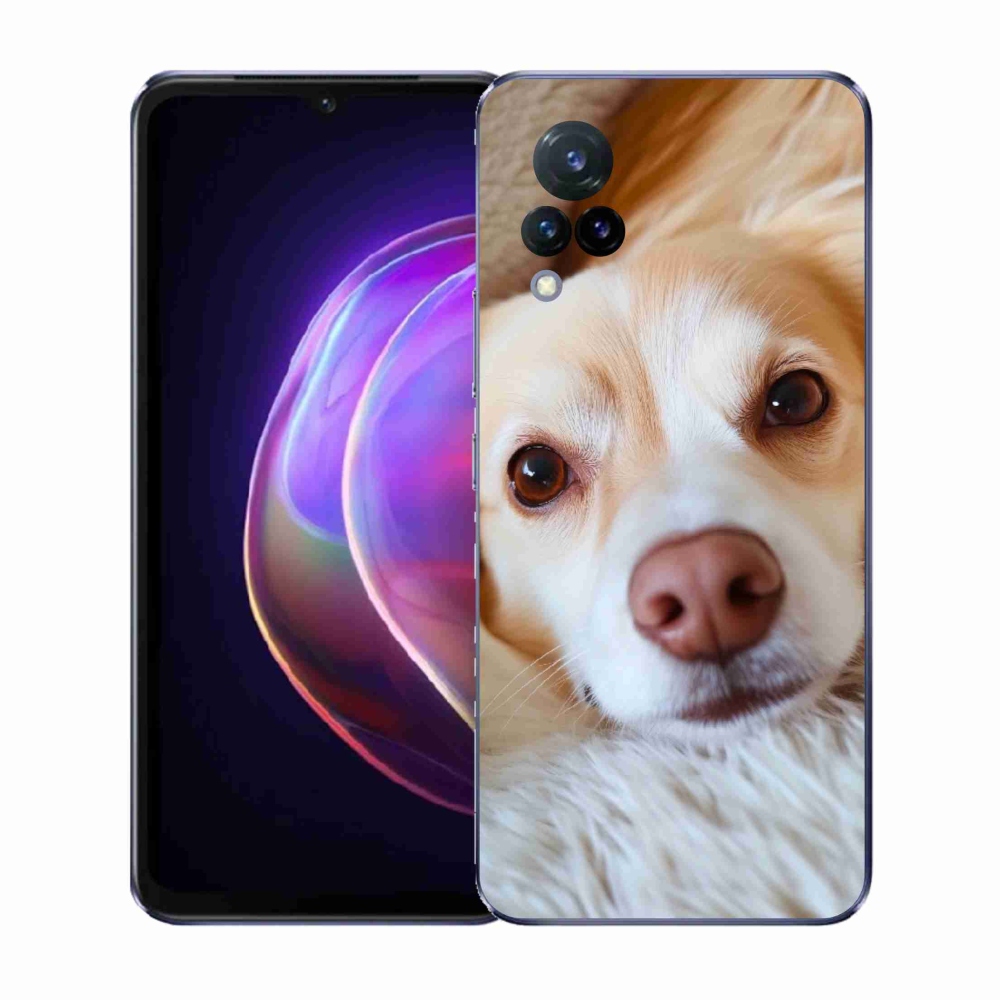 Gél borító mmCase a Vivo V21 4G/5G készülékhez - Aranyos csivava