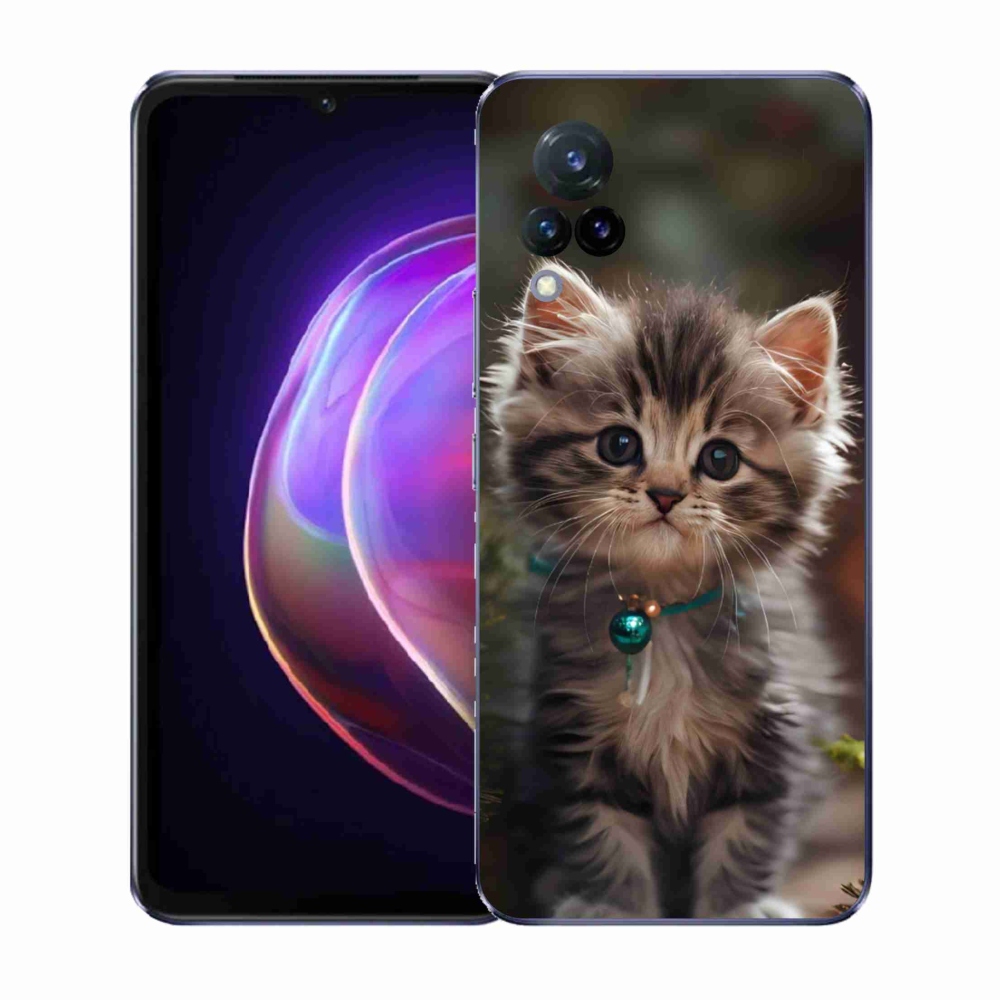 Gél borító mmCase a Vivo V21 4G/5G készülékhez - aranyos cica 11