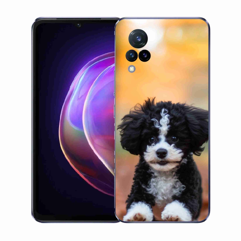 Gél borító mmCase a Vivo V21 4G/5G-n - aranyos kiskutya 2