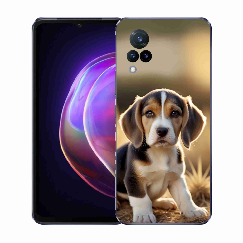 Gél borítás mmCase a Vivo V21 4G/5G készülékhez - aranyos bézs színű