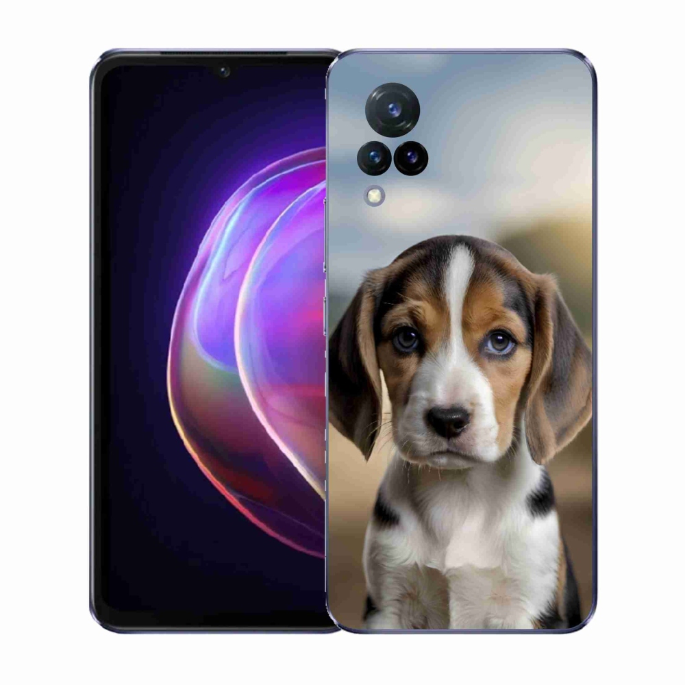 Gél borítás mmCase a Vivo V21 4G/5G készülékhez - aranyos bézs színű