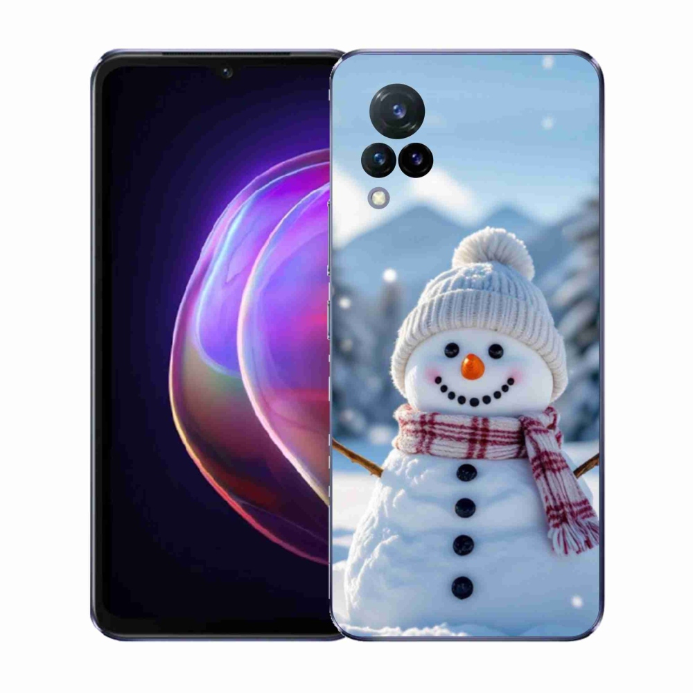 Gél borítás mmCase a Vivo V21 4G/5G készülékhez - hóember 3