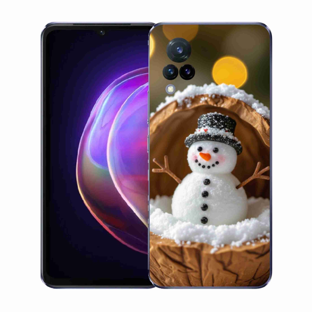 Gél borítás mmCase a Vivo V21 4G/5G készülékhez - hóember 4