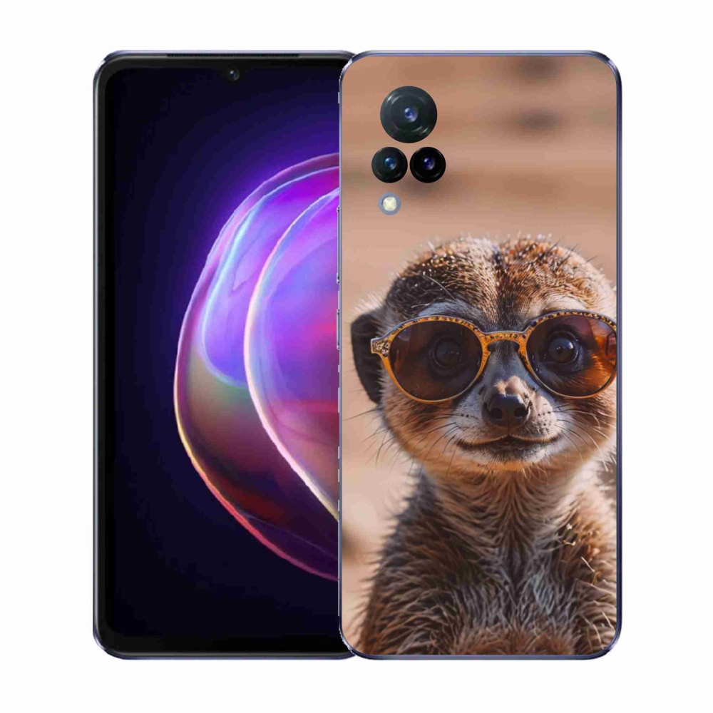 Gél borító mmCase a Vivo V21 4G/5G-n - stílusos surikata