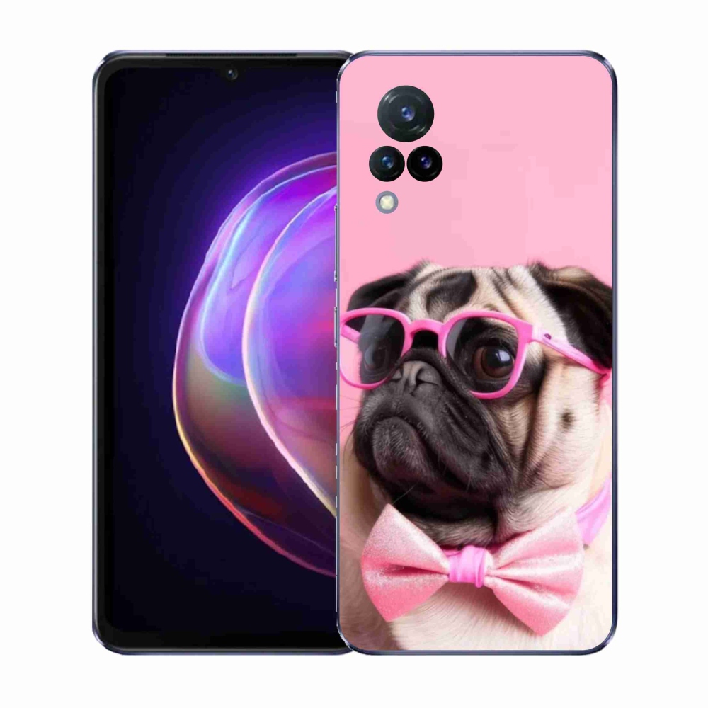 Gél borító mmCase a Vivo V21 4G/5G-n - stílusos mopsz