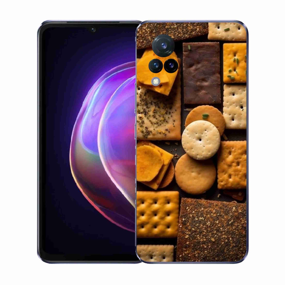 Gél borítás mmCase a Vivo V21 4G/5G készülékhez - kekszek