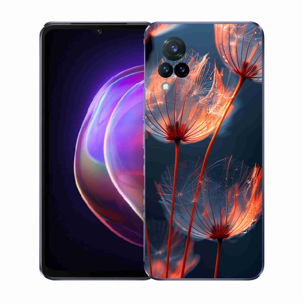 Gél borító mmCase a Vivo V21 4G/5G-n - világító pehely