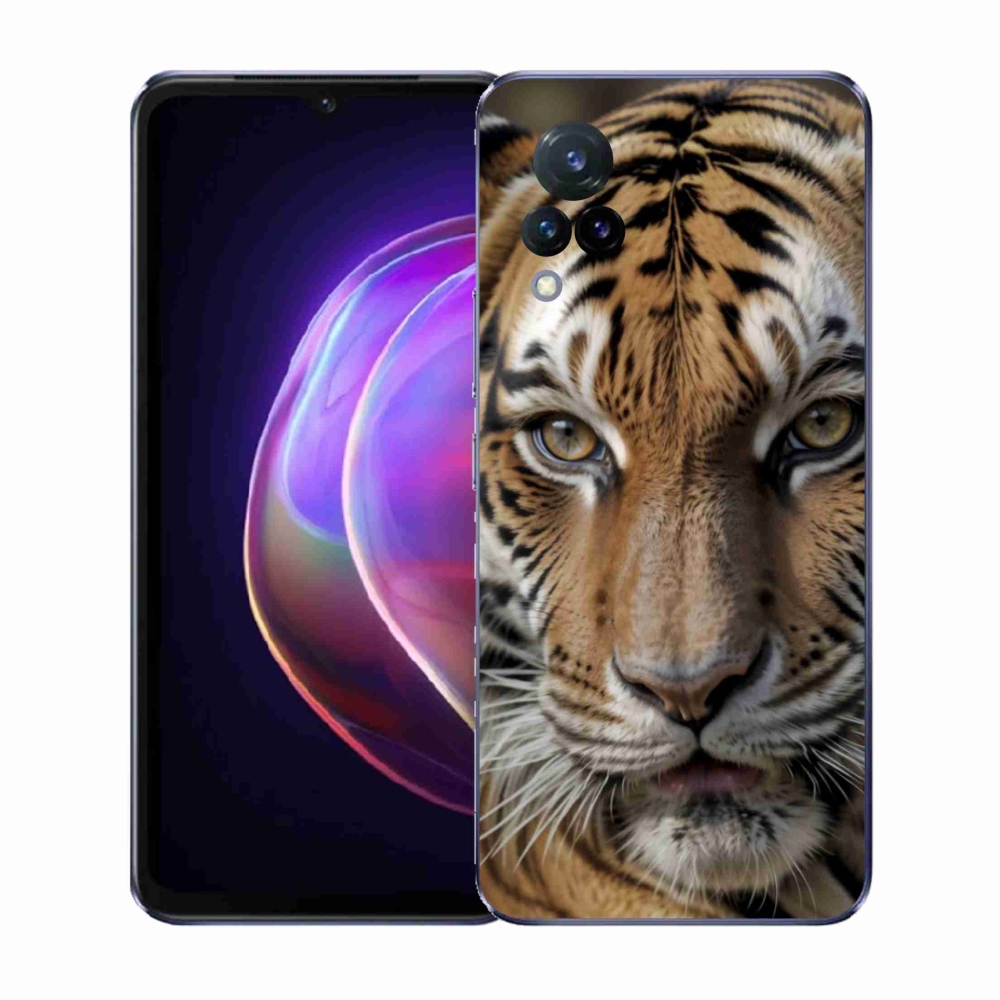 Gél borítás mmCase a Vivo V21 4G/5G készüléken - tigris nézet