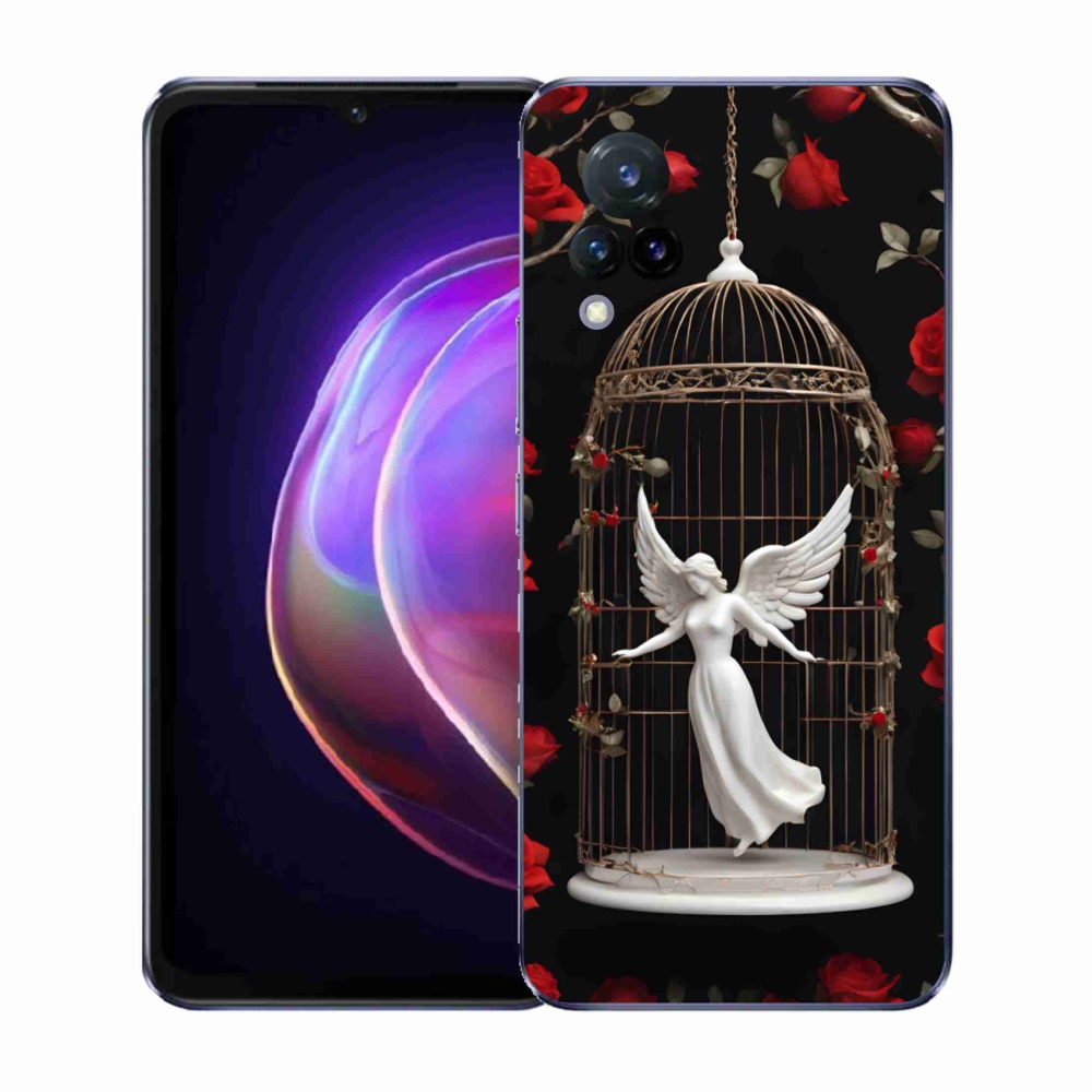 Gél borítás mmCase a Vivo V21 4G/5G-n - csapdába esett angyal