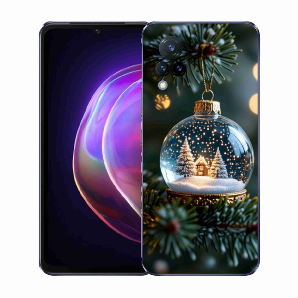 Gél borító mmCase a Vivo V21 4G/5G-hez - Karácsonyi gömbök 2