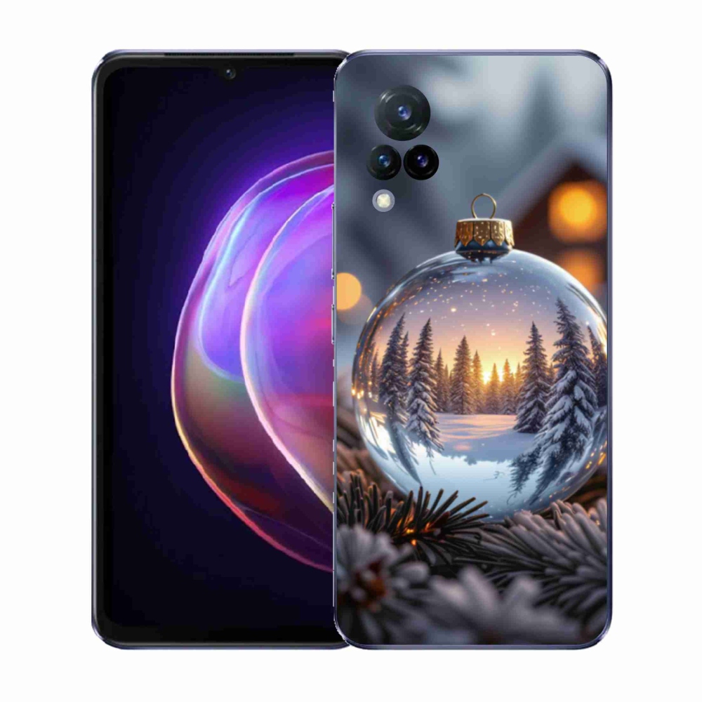 Gél borító mmCase a Vivo V21 4G/5G-hez - karácsonyi dekoráció