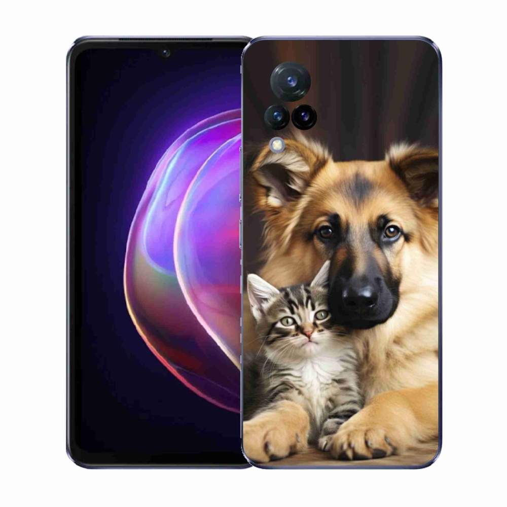 Gél borító mmCase a Vivo V21 4G/5G készülékhez - állatbarátság