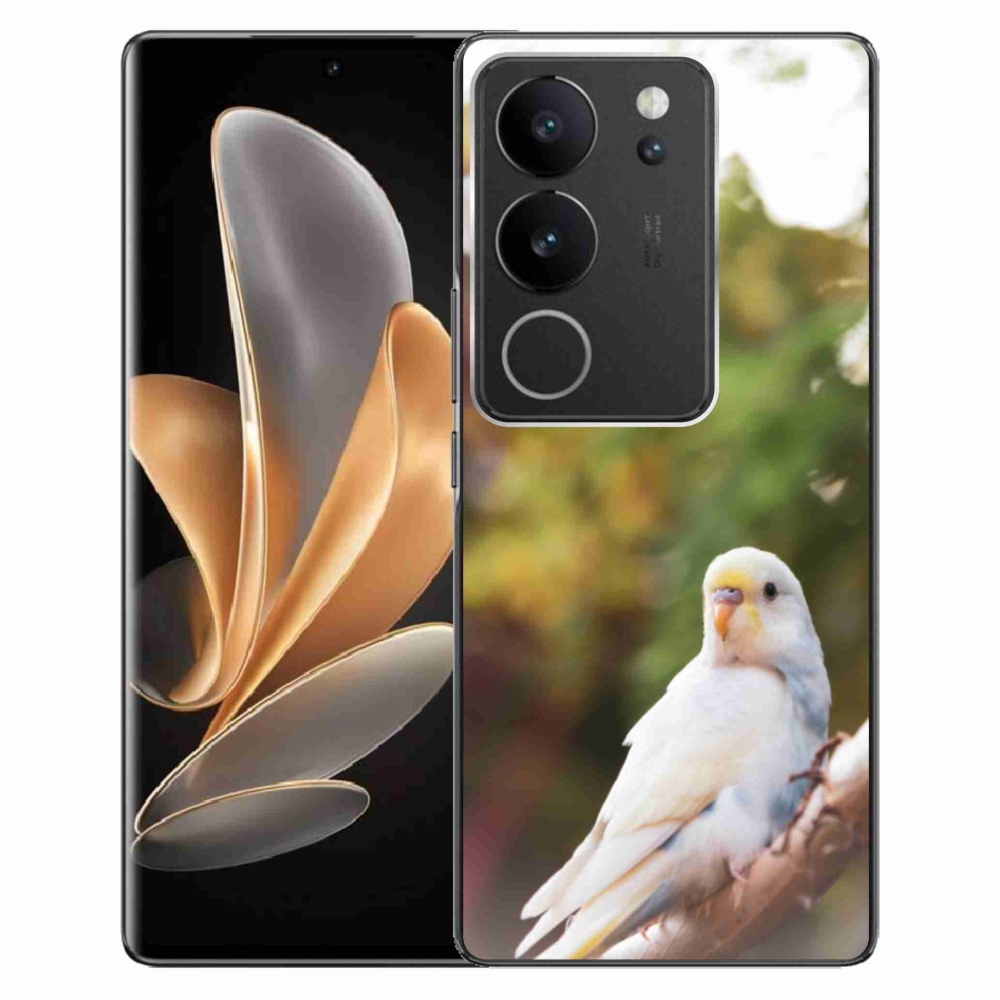 mmCase géltok a Vivo V29 5G-hez – fehér papagáj