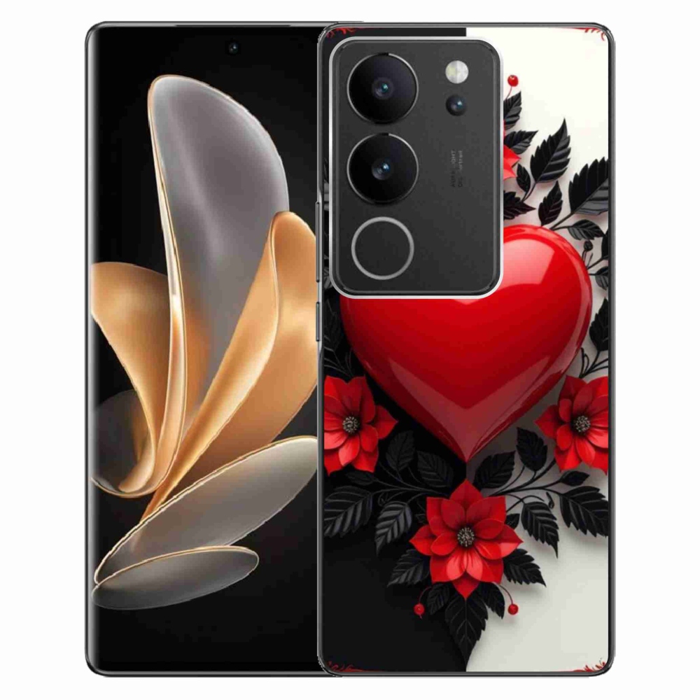 mmCase géltok a Vivo V29 5G-hez – piros szív